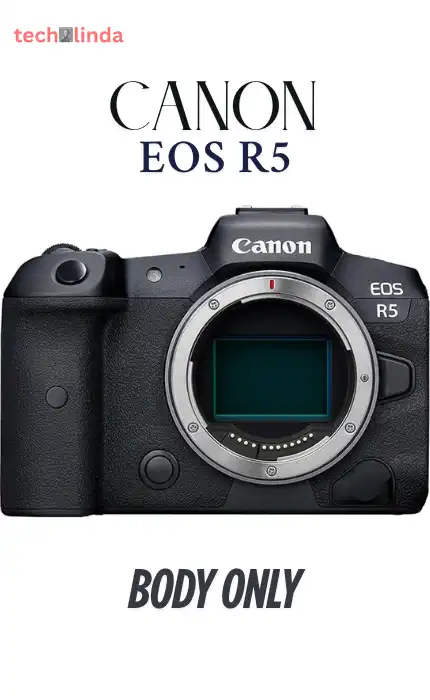 Canon EOS R5 Mirrorless Camera (Body Only), Full-Frame Hybrid Camera, 8K Video, 45 Megapixel CMOS Sensor Canon EOS R5 Mirrorless Camera